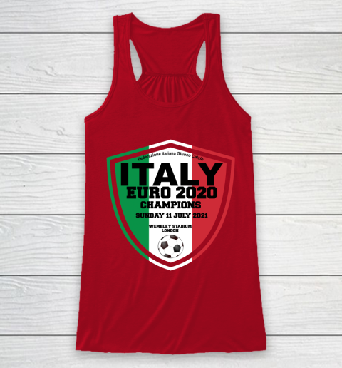 Italy Football Italian Football Forza Italia Champions Euro 2020 Racerback Tank 4