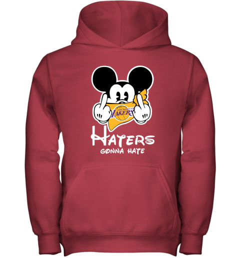 NBA Los Angeles Lakers Haters Gonna Hate Mickey Mouse Disney Basketball  T-Shirt Sweatshirt Hoodie