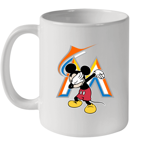 Miami Marlins MLB Baseball Dabbing Mickey Disney Sports Ceramic Mug 11oz