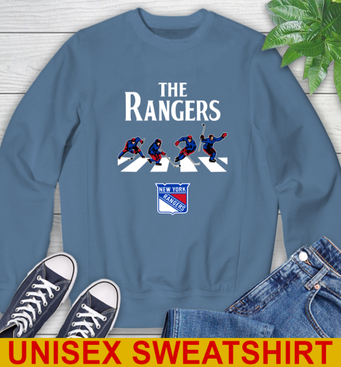 NHL Hockey New York Rangers The Beatles Rock Band Shirt Sweatshirt Tee For Sports