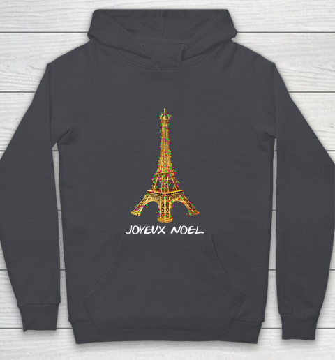 Joyeux Noel French Merry Christmas Eiffel Tower Youth Hoodie 5