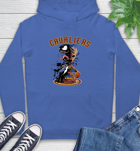 NBA Cleveland Cavaliers Basketball Venom Groot Guardians Of The Galaxy Hoodie 9
