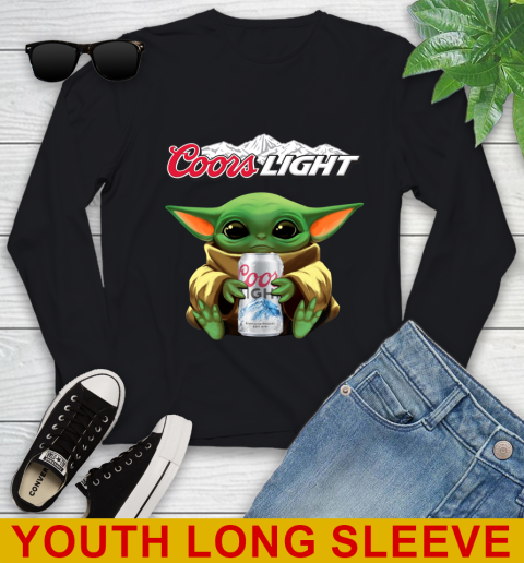 Star Wars Baby Yoda Hugs Coors Beer Shirt 123