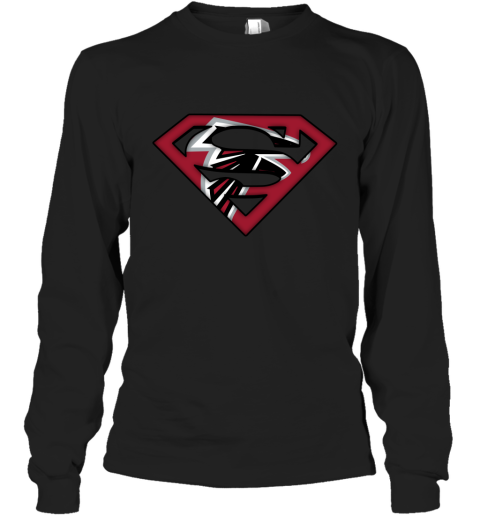We Are Undefeatable The Atlanta Falcons x Superman NFL Long Sleeve T-Shirt