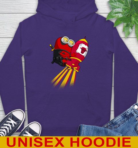 NBA Basketball Chicago Bulls Deadpool Minion Marvel Shirt Hoodie 5