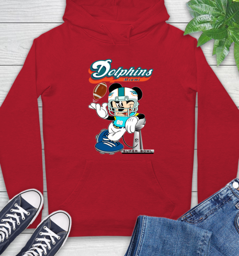 NFL Miami Dolphins Mickey Mouse Disney Super Bowl Football T Shirt Hoodie 10