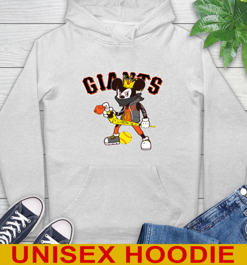 San Francisco Giants MLB Baseball Mickey Peace Sign Sports Hoodie