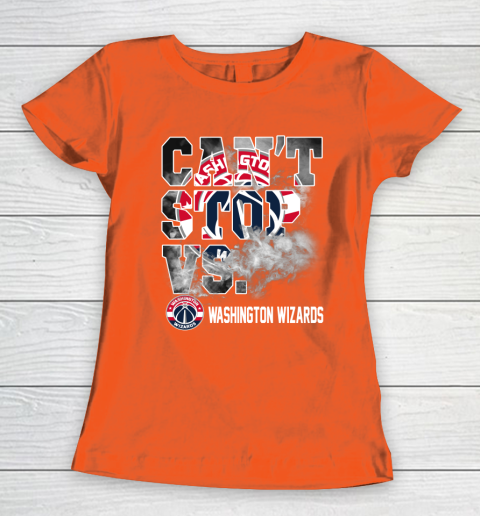 NBA Washington Wizards Basketball Can't Stop Vs Women's T-Shirt 3
