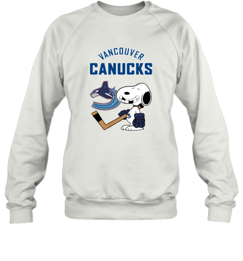 Vancouver Canucks Ice Hockey Broken Teeth Snoopy NHL Sweatshirt