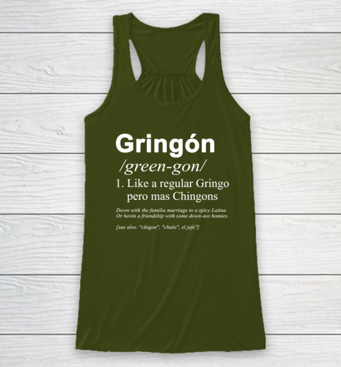 Gringón Funny Racerback Tank 2
