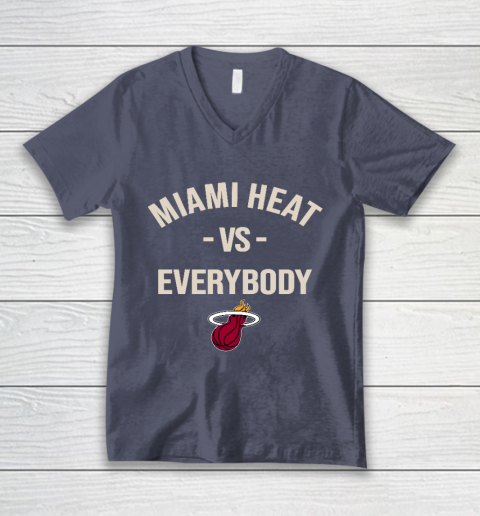 Miami Heat Vs Everybody V-Neck T-Shirt 7