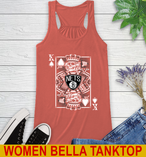 Brooklyn Nets NBA Basketball The King Of Spades Death Cards Shirt Racerback Tank 3