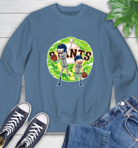 MLB San Francisco Giants Rick And Morty Baseball Sports Sweatshirt 7