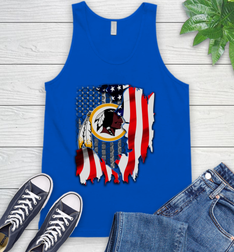 Washington Redskins NFL Football American Flag Tank Top 4