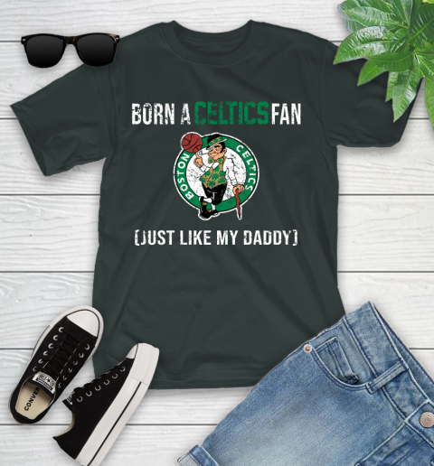 NBA Boston Celtics Loyal Fan Just Like My Daddy Basketball Shirt Youth T-Shirt 6 NBA Boston Celtics Loyal Fan Just Like My Daddy Basketball Shirt Youth T-Shirt - Image 6