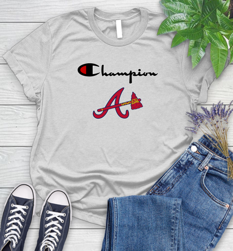 MLB Baseball Atlanta Braves Champion Shirt Women's T-Shirt