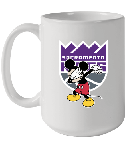 Sacramento Kings NBA Basketball Dabbing Mickey Disney Sports Ceramic Mug 15oz