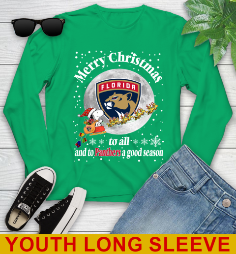 Florida Panthers Merry Christmas To All And To Panthers A Good Season NHL Hockey Sports Youth Long Sleeve 7