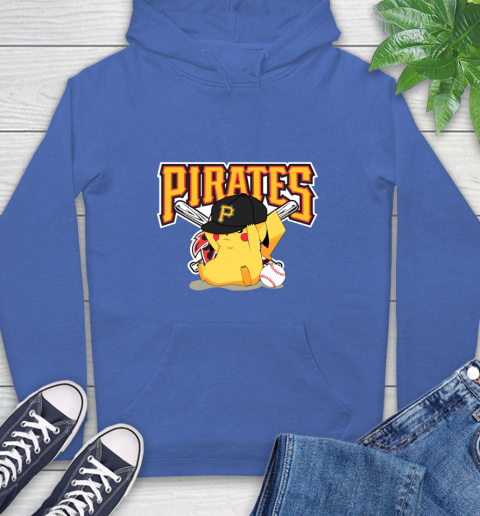 MLB Pikachu Baseball Sports Pittsburgh Pirates Hoodie 9