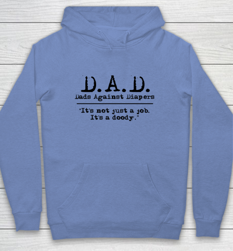 DAD Father's Day Dads Against Diaper Doody Youth Hoodie 7