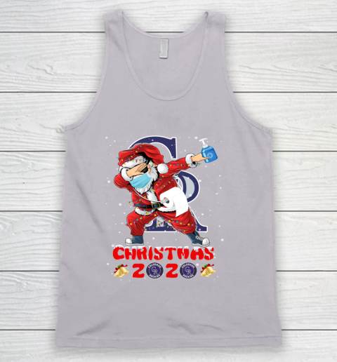 Colorado Rockies Funny Santa Claus Dabbing Christmas 2020 MLB Tank Top 3