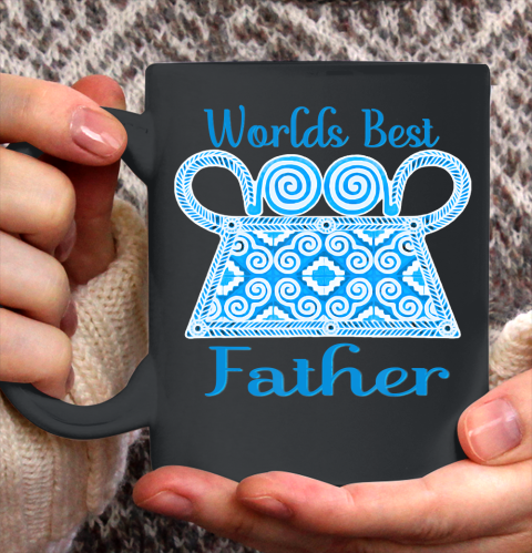 Father gift shirt Hmong Worlds Best Father T Shirt Ceramic Mug 11oz