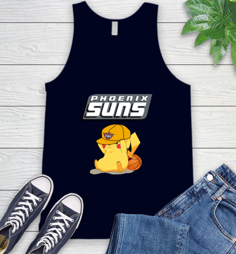 NBA Pikachu Basketball Sports Phoenix Suns Tank Top 3