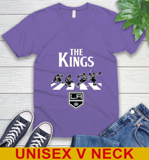 NHL Hockey Los Angeles Kings The Beatles Rock Band Shirt V-Neck T-Shirt 8