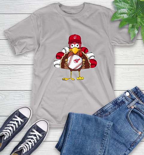 Cleveland Indians Turkey thanksgiving T-Shirt 12