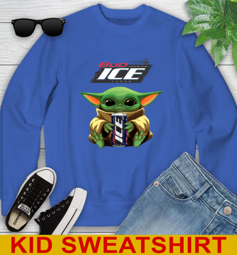 Star Wars Baby Yoda Hugs Bud Ice Beer Shirt 119