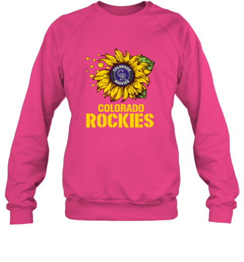 Colorado Rockiers Sunflower MLB Baseball Sweatshirt