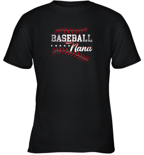 Baseball Nana Shirt Baseball Grandma Gift Shirts Youth T-Shirt