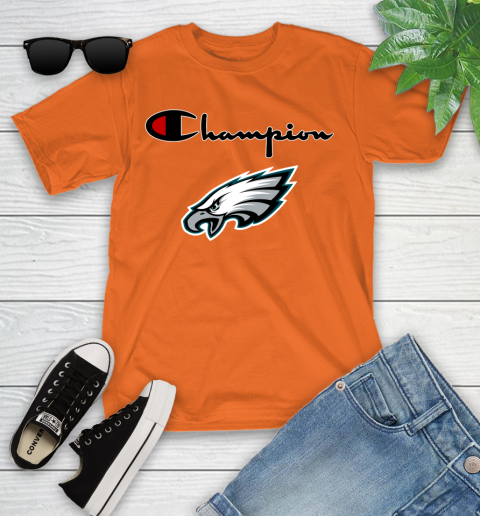 NFL Football Philadelphia Eagles Champion Shirt Youth T-Shirt 4