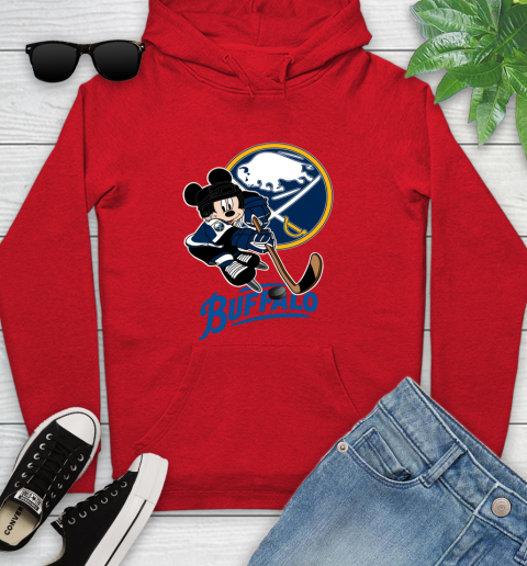NHL Buffalo Sabres Mickey Mouse Disney Hockey T Shirt Youth Hoodie 11