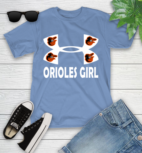 MLB Baltimore Orioles Under Armour Baseball Sports Youth T-Shirt 15