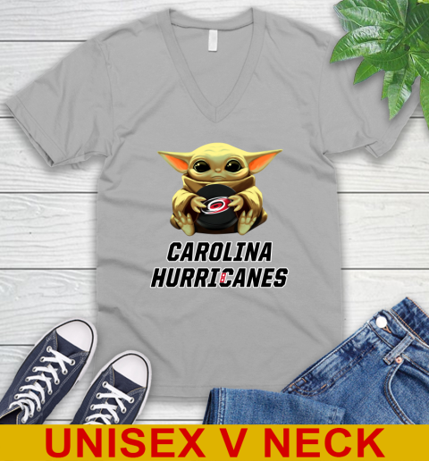 NHL Hockey Carolina Hurricanes Star Wars Baby Yoda Shirt 52