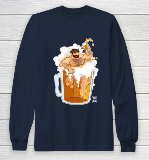 ADAM LIKES A BIG BEER LGBT Gay Pride Long Sleeve T-Shirt 2