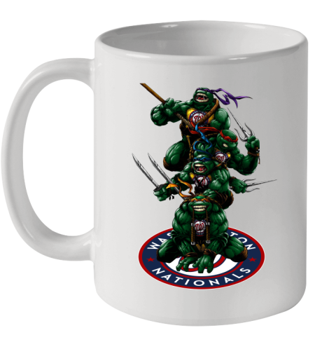 MLB Baseball Washington Nationals Teenage Mutant Ninja Turtles Shirt Ceramic Mug 11oz