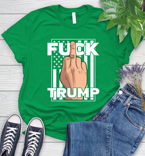 Fuck Trump Middle Finger Anti Republican T Shirt 88