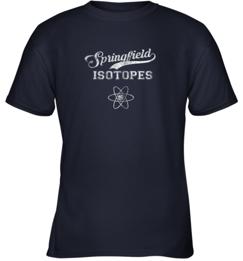 r8zn springfield isotopes vintage distressed youth t shirt 26 front navy
