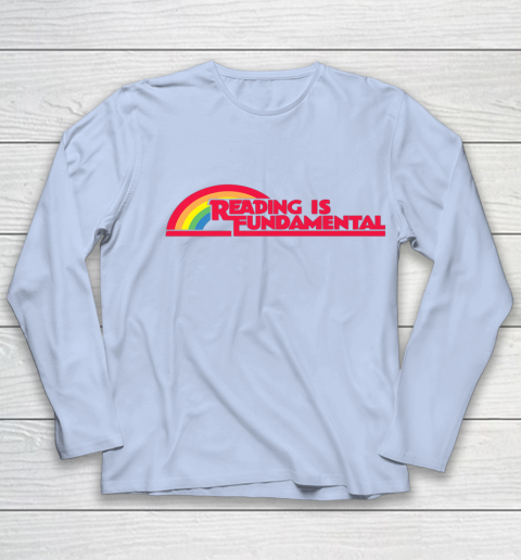 Reading Rainbow t shirt Reading is Fundamental Gay Rainbow Youth Long Sleeve 5