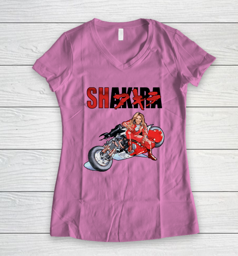 Shakira Akira Women's V-Neck T-Shirt 8