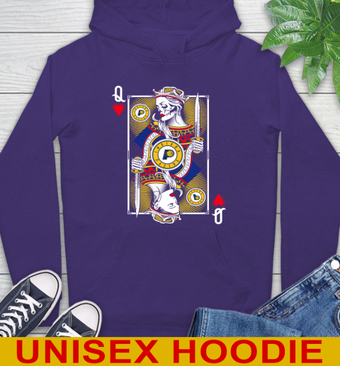 NBA Basketball Indiana Pacers The Queen Of Hearts Card Shirt Hoodie 5