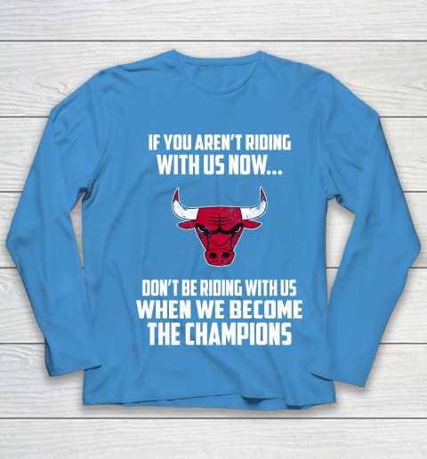 NBA Chicago Bulls Basketball We Become The Champions Youth Long Sleeve 5
