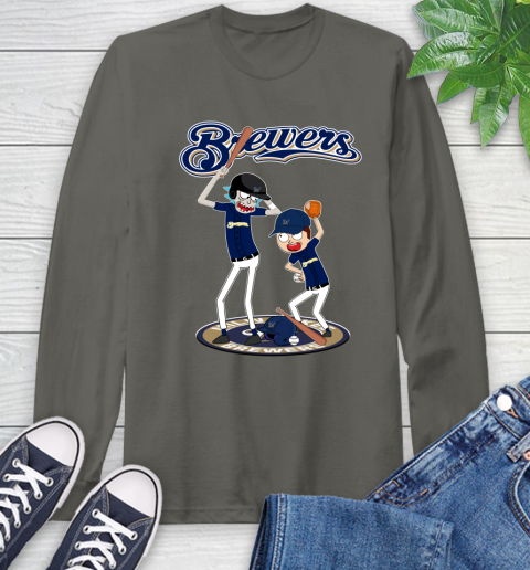 MLB Milwaukee Brewers Rick And Morty Baseball 65