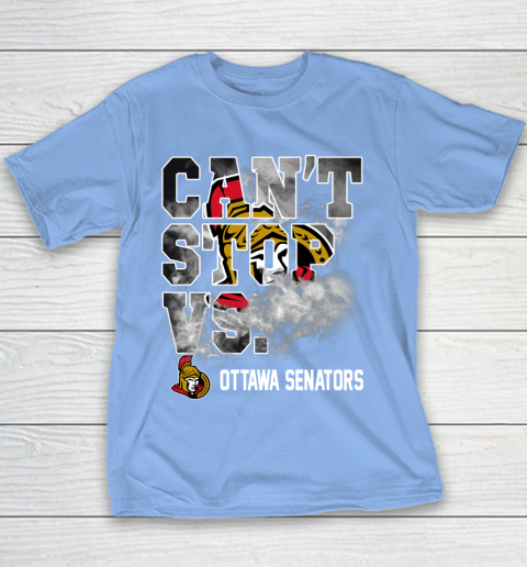 NHL Ottawa Senators Hockey Can't Stop Vs Youth T-Shirt 8