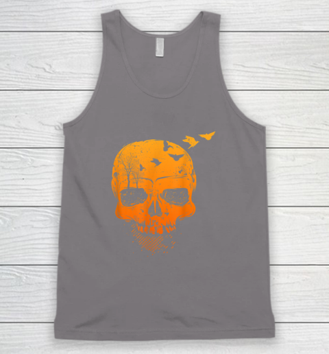 Halloween Skull Decor Vintage Gothic Costume Tank Top 5