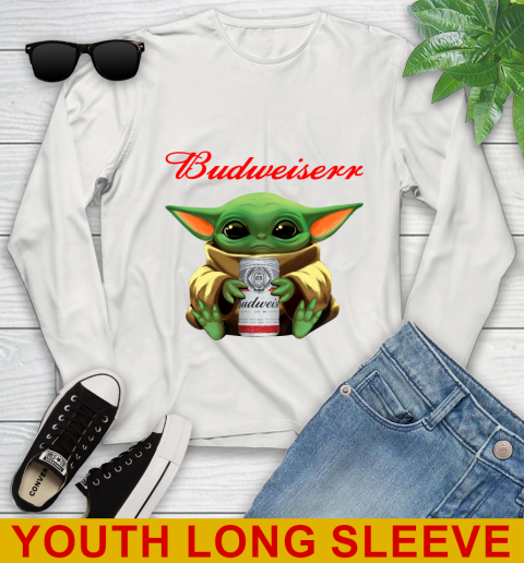 Star Wars Baby Yoda Hugs Budweiser Beer Shirt 133