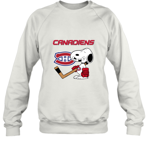 Montreal Canadiens Ice Hockey Broken Teeth Snoopy NHL Sweatshirt