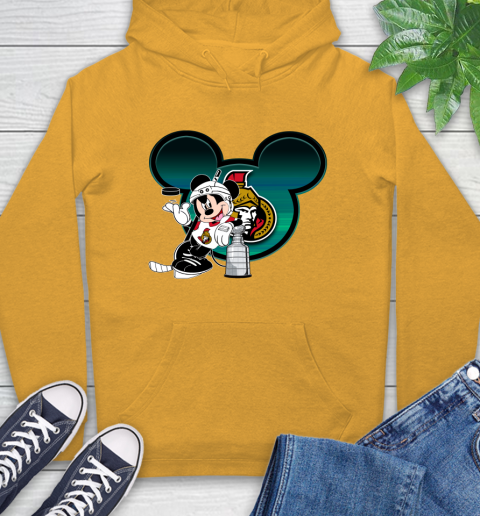 NHL Ottawa Senators Stanley Cup Mickey Mouse Disney Hockey T Shirt Hoodie 3
